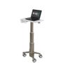 ERGOTRON n CareFit - Cart - Slim - for notebook - aluminium, zinc-plated steel, high-grade plastic - white, warm grey - screen size: up to 17.3"