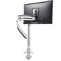 CHIEF MFG Kontour K1 Bord 1xSkjerm Søyle VESA Max 9 Kg Klemme/Bolt Hvit