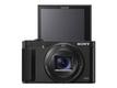 SONY Cyber-shot DSC-HX99 - Digitalkamera - kompakt - 18.2 MP - 4K / 30 fps - 28x optisk zoom - Carl Zeiss - Wi-Fi, NFC, Bluetooth - sort