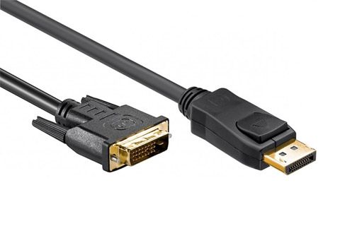 CLICKTRONIC DisplayPort/ DVI Cable. M/M. Blue. 3.0m (70730)