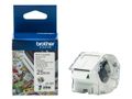 BROTHER CZ-1004 - continuous labels - 1 roll(s) - Roll (2.54 cm x 5 m)