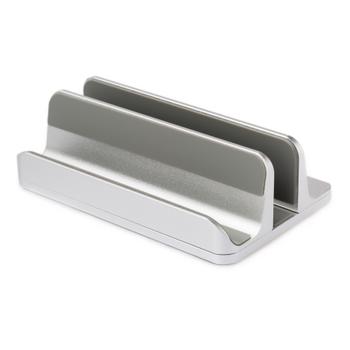 DESIRE2 Dual Bordsställ för Tablet Mac/ Ultrabooks Justerbar Aluminiun Silver (LAPTAB)