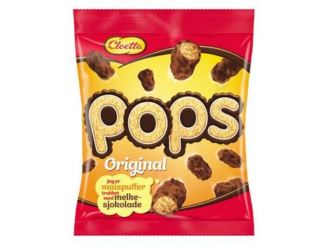 CLOETTA Sjokolade POPS Original 210g (1007526*16)