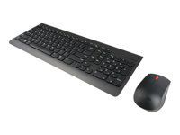 LENOVO Essential Wireless Keyboard and Mouse Combo U.S. English with Euro symbol (4X30M39497)