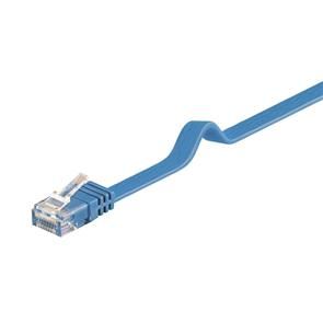 GOOBAY RJ45 CAT6 UTP 3M Uskærmet flad blå (96419)