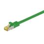 GOOBAY Patchkabel S-FTP RJ45 CAT7 PiMF Grøn 0.25 m.