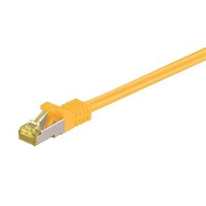 GOOBAY S/FTP CU Cable Cat7. RJ45 Plug. Yellow 1.5m Factory Sealed (91593)