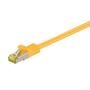 GOOBAY S/FTP CU Cable Cat7. RJ45 Plug. Yellow 1.5m