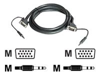 KRAMER VGA kabel m. ljud (92-2202003)