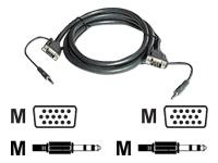 KRAMER C-GMA/GMA | With 3,5mm Audio | VGA - VGA | Max | Grey | 0.9m (92-2202003)