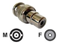 KRAMER AD-BM/RF | Male/ Female Adapter | BNC - Composite video | Max | Silver | 4cm (99-9198001)