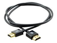 KRAMER HDMI-Cable C-HM/ HM/ PICO/ BK-1 ultra thin and flexible HDMI Cable with ethernet black 0,3m (97-0132001)
