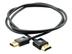 KRAMER C-HM/ HM/ PICO Ultra-Slim Flexible High-Speed HDMI Cable W/ Ethernet 0,3m, Black
