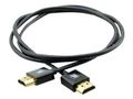 KRAMER C-HM/HM/PICO Ultra-Slim Flexible High-Speed HDMI Cable W/Ethernet 0,6m, Black