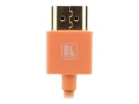 KRAMER C-HM/ HM/ PICO | Ultra-Slim High-Speed | HDMI - HDMI | Max 3840x2160 60Hz 4:4:4 | Orange | 0,9m (97-0133301)