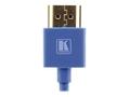 KRAMER C-HM/HM/PICO/BL-10 - blue 3,0m HDMI-Cable Ultra?Slim Flexible High?Speed HDMI Cable with Ethernet