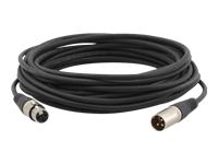 KRAMER C-XLQM/ XLQF | Mic/Line Male/ Female | XLR - XLR Pach cable | 0.3m | Black (95-1211001)