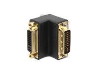 KRAMER AD-DF/DM/RA | Female/Male Right-Angeled Adapter | DVI-I - DVI-I | Max 1920x1200 | Svart | 4cm