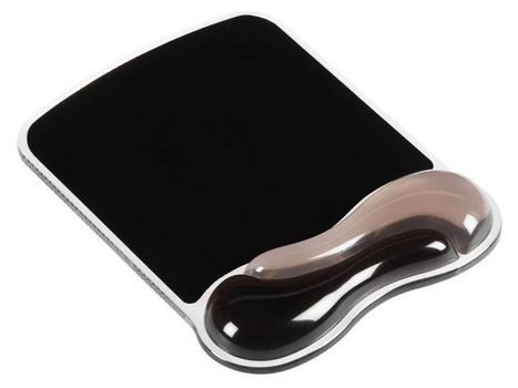 KENSINGTON n Duo Gel Mouse Wristrest Wave - Mouse pad with wrist pillow - two-tone graphite (62399)