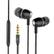KSIX Go&Play Sky, Aluminium Black Stereo in ear, w/ Microphone