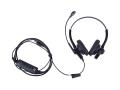 VOXICON UC610 Duo Noise Cancelling Stereo USB-A Svart