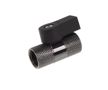 ALPHACOOL 2Wege Kugelhahn G1/4 bk Nickel (17354)