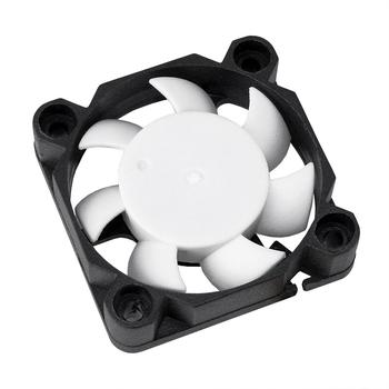COOLTEK Silent Fan 4010, Ventilator,  Computer kabinet, 4 cm, Sort, Hvid, 0,48W, 7 - 12V (200400225)