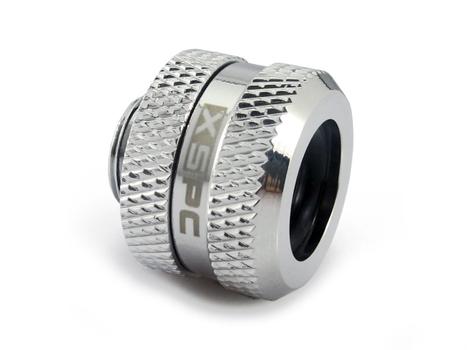 XSPC Anschluss G1/4 Zoll auf 14mm Hard-Tube - Chrome (5060175589279)