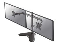 NEWSTAR NEOMOUNTS BY D550DDBLACK Monitor Dual-DeskStand mount 10-32inch 2x8kg Full motion Tilt Swivel Pivot bacck (FPMA-D550DDBLACK)