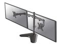 NEWSTAR NEOMOUNTS BY D550DDBLACK Monitor Dual-DeskStand mount 10-32inch 2x8kg Full motion Tilt Swivel Pivot bacck
