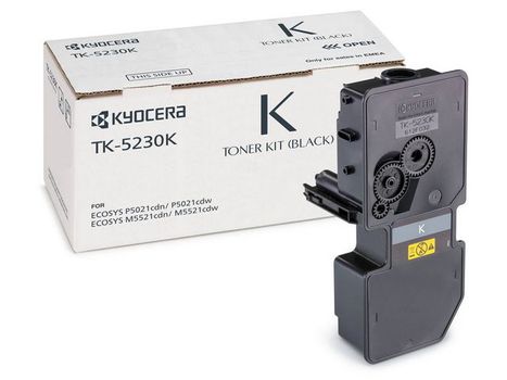 KYOCERA TK-5230K Toner Kit Black for 2.600 pages ISO/ IEC19798 (1T02R90NL0)