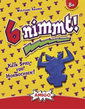 AMIGO 6 nimmt!, Kartenspiel 2 - 10 Spieler 45 Minuten ab 8 Jahren (04910)