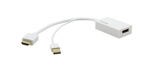 KRAMER ADC-HM/ DPF,  4K HDMI (Male) - DisplayPort (Female) Adapter Cable (99-9698000)