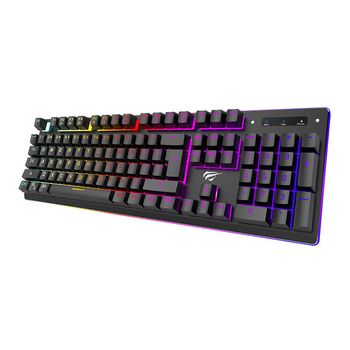 Havit RGB semi-mechanical gaming keyboard Wired Nordic (HV-KB391L-ND)
