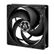 ARCTIC COOLING Case acc Fan 12cm Arctic P12 PWM PST black 120mm, Controlled Speed PST