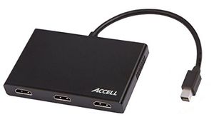 ACCELL Splitter  1:3 miniDP til 3 HDMI Multi-Display MST Hub *B-vare* (K088B-009B-3_B)