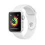 APPLE Watch Series 3 GPS 42mm Silver Aluminium Case with White Sport Band