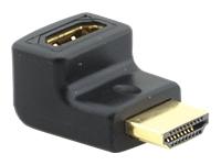 KRAMER AD-HF/ HM/ RA | Rightâ€“Angled Adapter Female/ Male | HDMI - HDMI | Max 1920x1080 | Svart | 3cm (99-9794111)