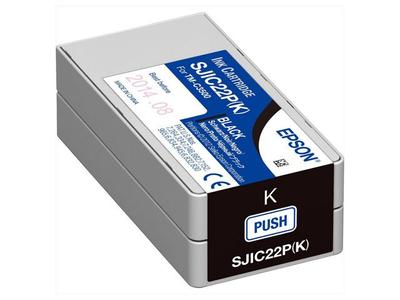 EPSON SJIC22P(C) Black ink - Blækpatron Sort (C33S020601)
