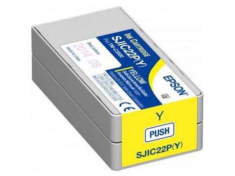 EPSON SJIC22P(Y) Ink cartridge for TM-C3500 (Yellow) (C33S020604)