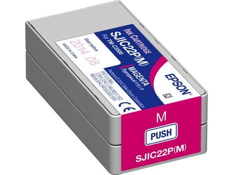 EPSON SJIC22P(M) ink cartridge magenta standard capacity 32.5ml 1-pack (C33S020603)