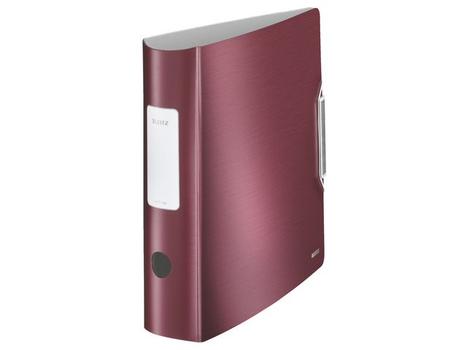 LEITZ 180 Active Style Lever Arch File Polypropylene A4 80mm Spine Width Garnet Red (Pack 5) 11080028 DD (11080028)