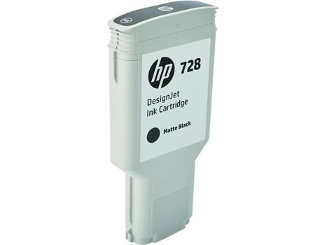 HP 728 300-ml Matte Black Ink Cartridge (F9J68A)