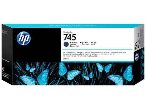 HP 745 Ink Cartridge Matte Black 300 ml (F9K05A)