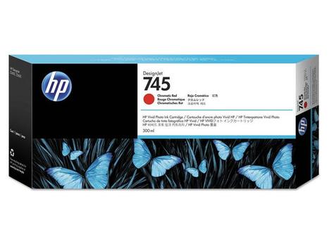 HP 745 Ink Cartr. Chromatic Red 300 ml (F9K06A)