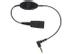JABRA LINK Mobile QD to 3.5mm w. PTT