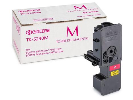 KYOCERA TK5230M Magenta Toner Cartridge 2.2k pages - 1T02R9BNL0 (1T02R9BNL0)