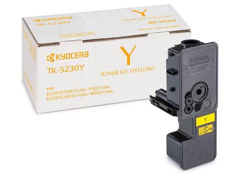 KYOCERA TK5230Y Yellow Toner Cartridge 2.2k pages - 1T02R9ANL0 (1T02R9ANL0)