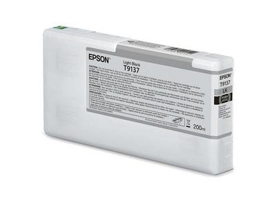 EPSON T9137 LIGHT BLACK INK CARTRIDGE 200ML SUPL (C13T913700)