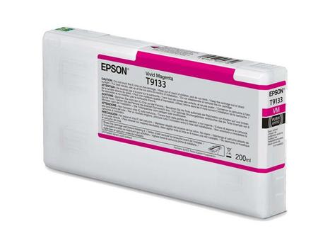EPSON T9133 Vivid Magenta Ink Cartridge 200ml - C13T913300 (C13T913300)